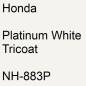 Preview: Honda, Platinum White Tricoat, NH-883P.